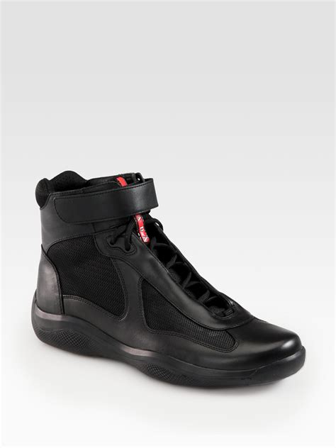 man prada sneakers|prada high top sneakers men.